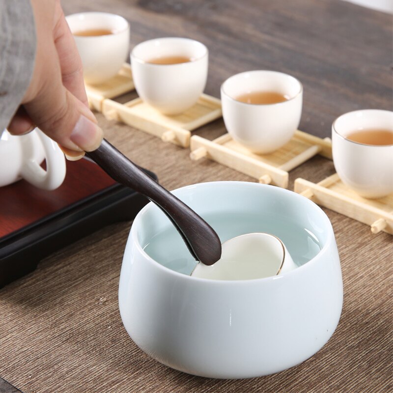 Kitchen Accessories Tea Set Tea Clip Bamboo Wooden Tea Tongs Tea Ceremony Six Gentlemen Cup Clip Tea Clip Pu'er Tea Tea Tweezers