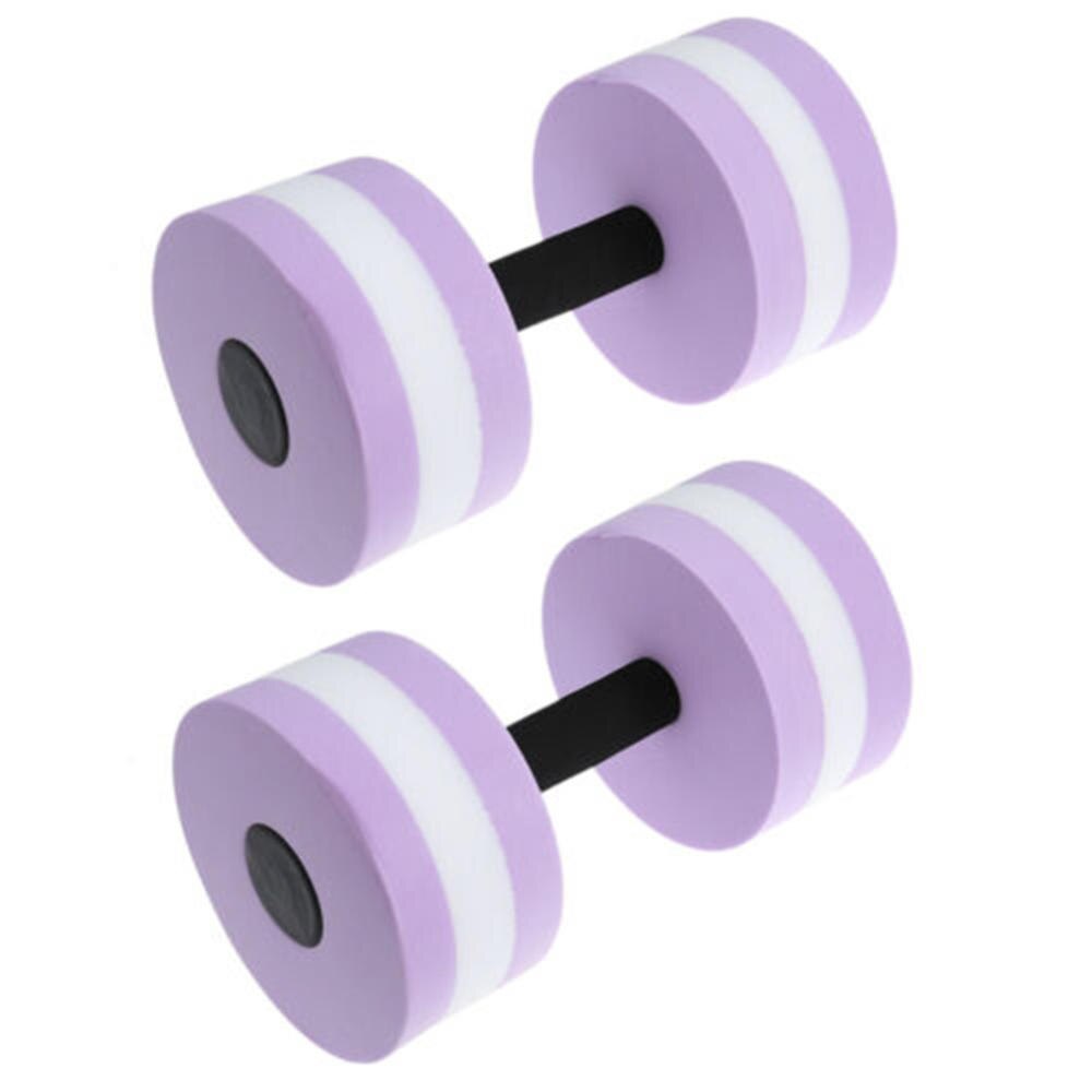 Uds agua de EVA espuma flotante pesa piscina agua aeróbicos automática flotar acuáticos Barbell para agua Yoga Fitness