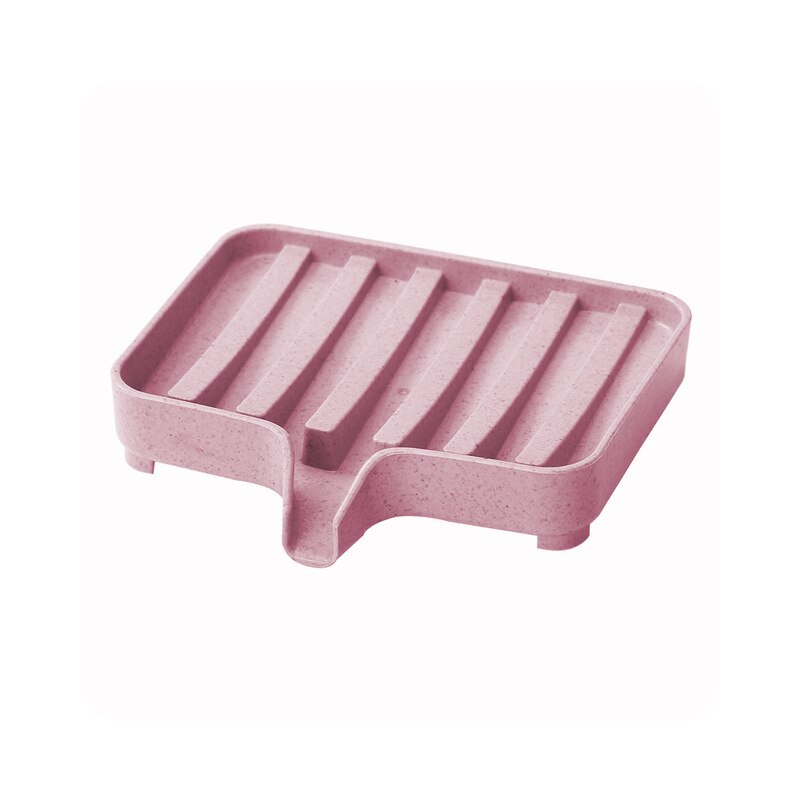 1Pc uchwyt na gąbkę PP pszenica słoma uchwyt na mydelniczkę łazienka opróżnianie mydelniczka drenaż taca robić przechowywania