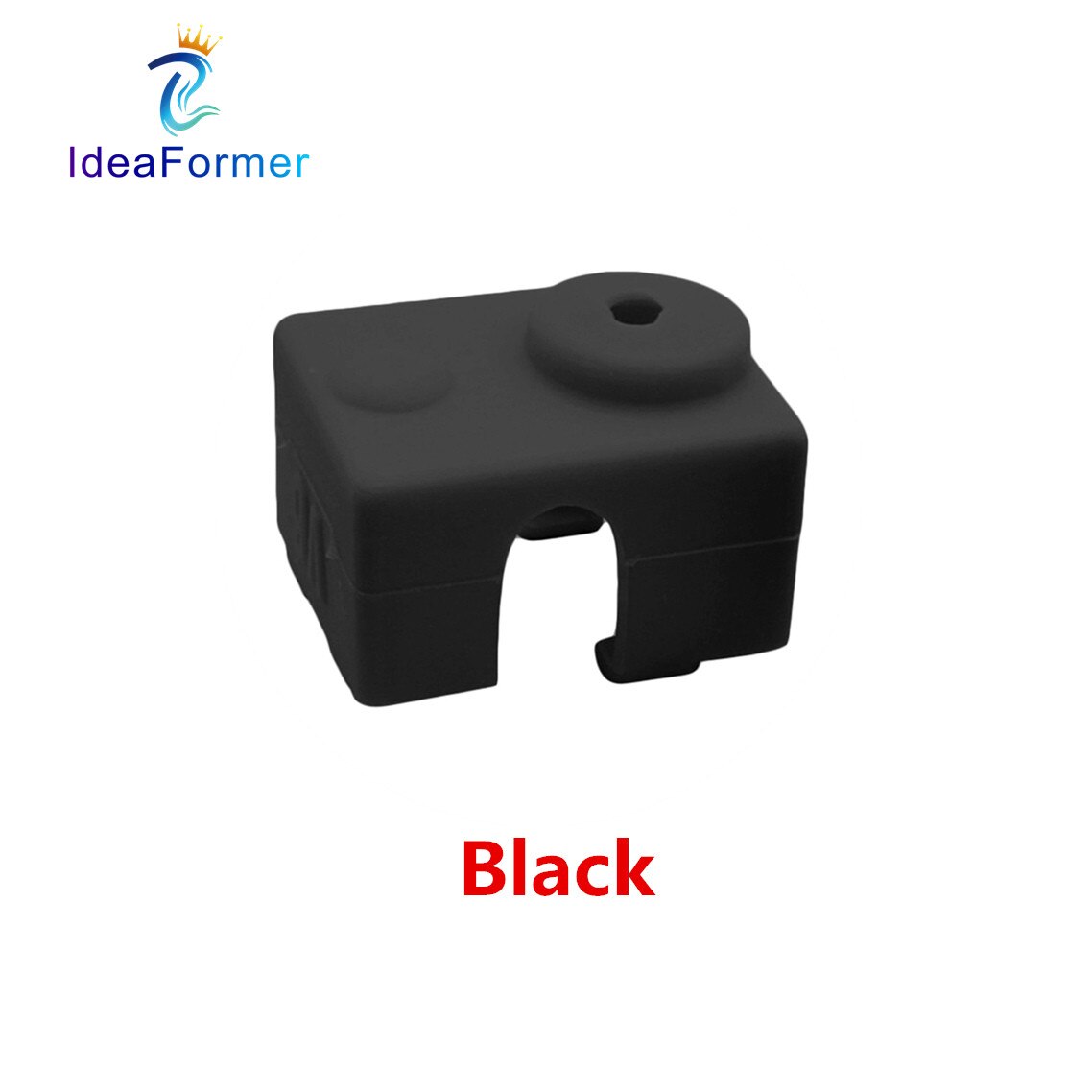 10Pcs V6 Heat Block Silicone Sleeve Heater Protective Silicone Sock Insulation Cover Case For 3D Printer V6 Print head End.