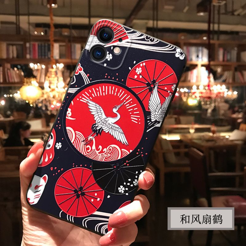 Coque de protection Anti-chute personnalisée pour iphone 12, étui tout compris pour téléphone portable Apple: Rose