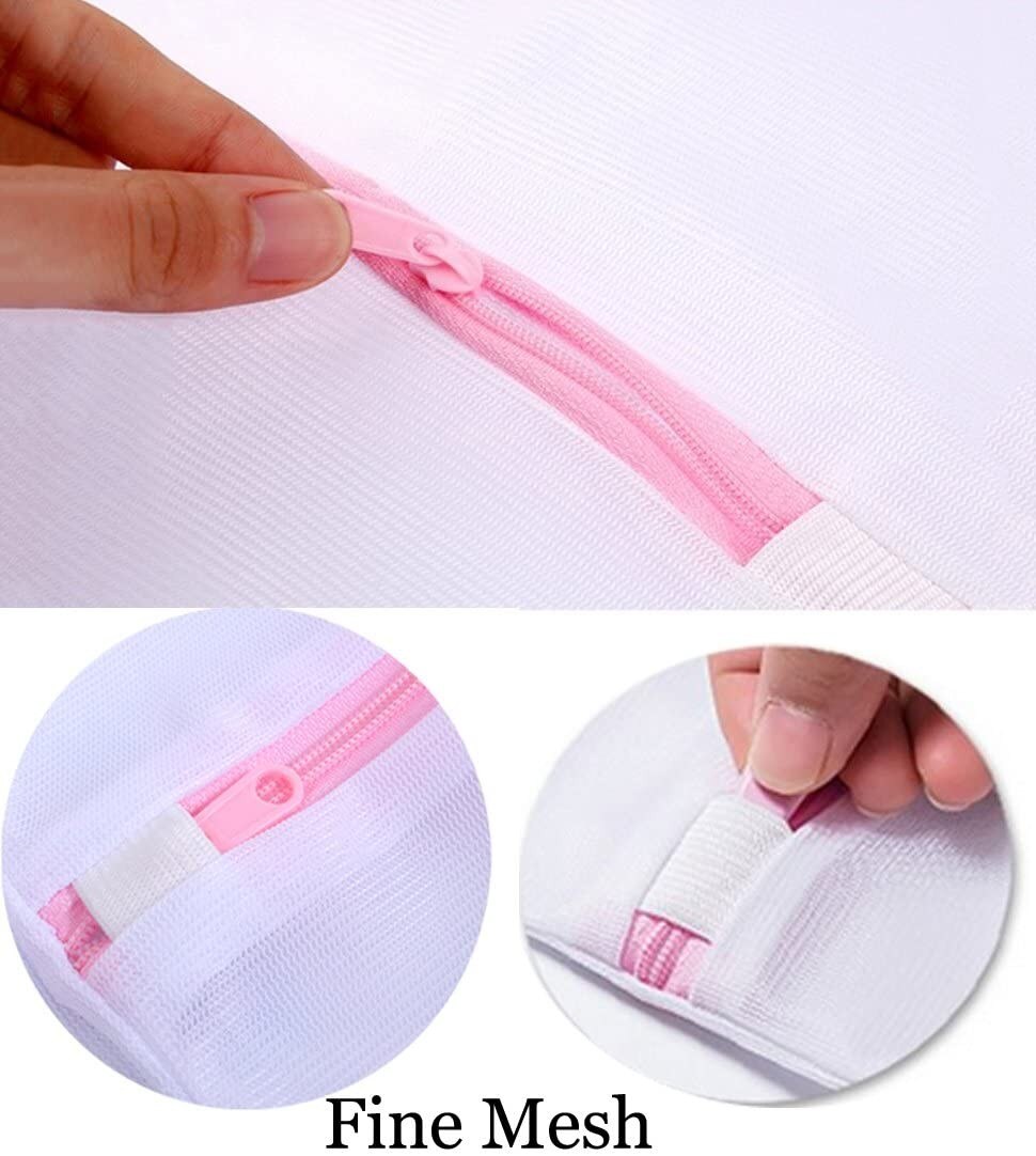 6PC Clothes Washing Machine Laundry Bra Aid Lingerie Mesh Net Wash Bag Sweater Knitted Protection Bags Washing Pouch #41