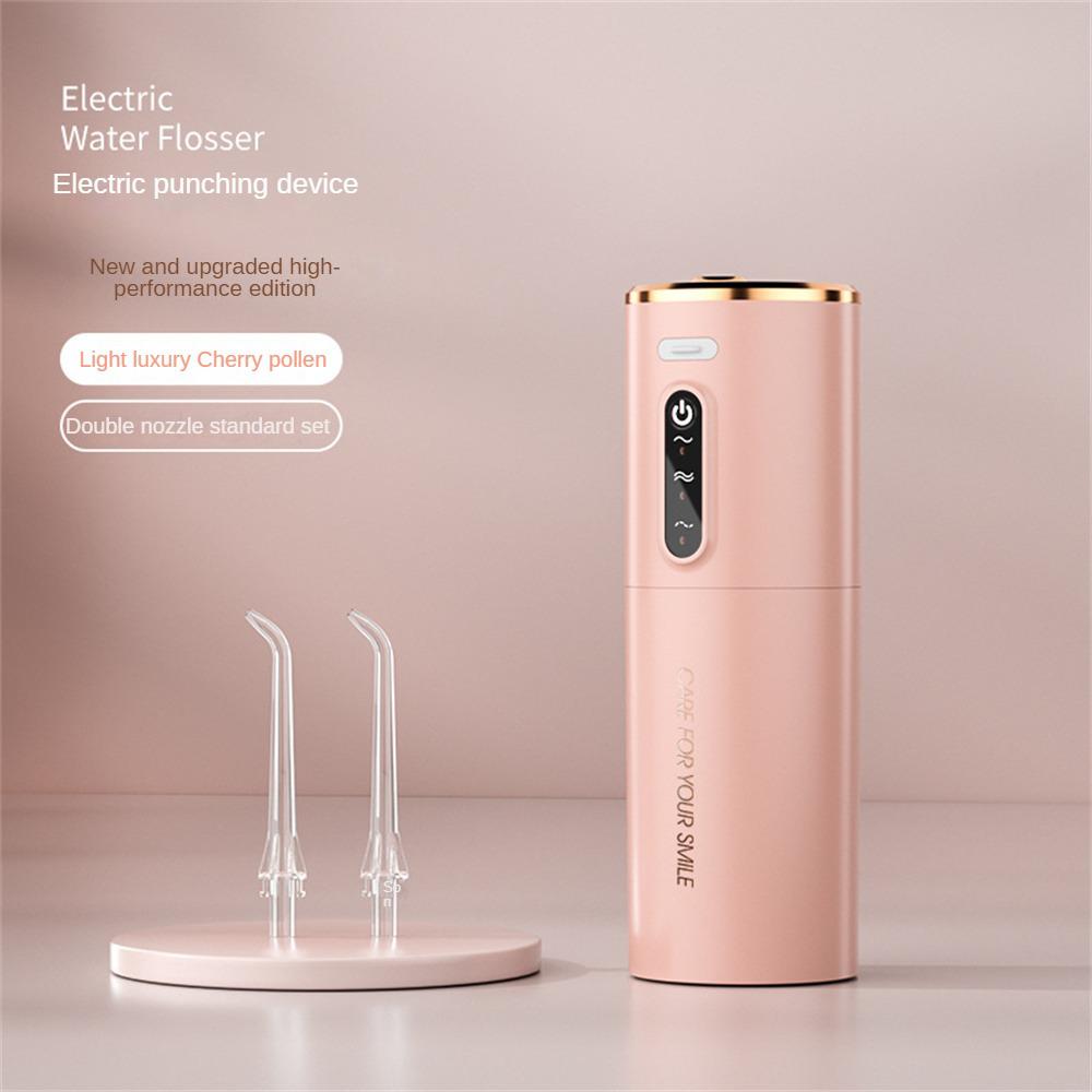 Xiaomi Munddusche Tragbare IPX7 Wasserdichte Wiederaufladbare Dental Wasser Flosser 3 Modi Zahnreiniger 280 ML Dental Wasser Jet: WHITE