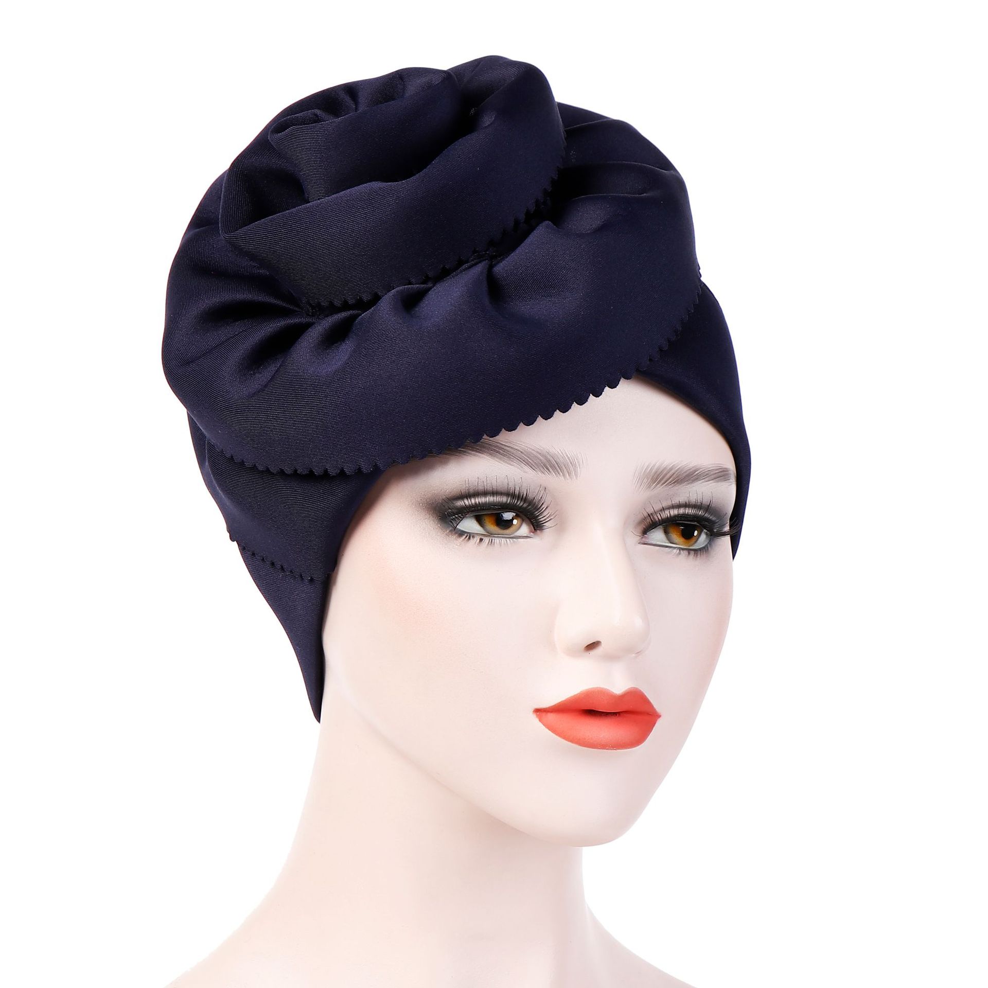 Luxury Cotton Turban Headwrap Women Muslim dress Hijab Hair Accessories Caps hijabs