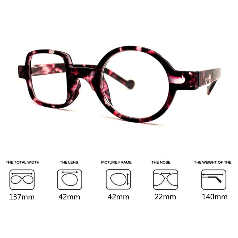 Reading Glasses Stylish Unisex Portable Reading Glasses Presbyopic +1.0~+3.5