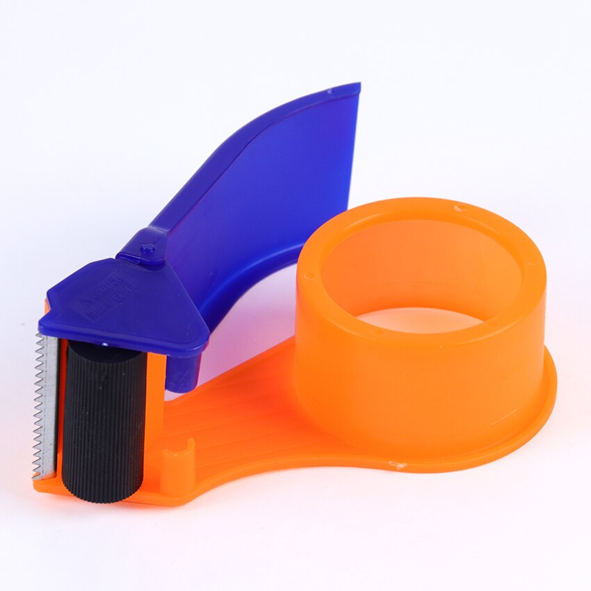 1PC Simple Practical Packing Dispenser Supplies Sealing Packaging Parcel Plastic Roller Width Tape Cutter Dispenser