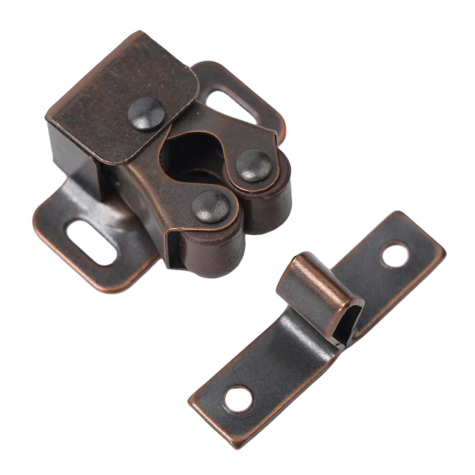 2X Iron Cabinet Locks Push To Close System For Cabinets Drawers Universal Self-closing Chests Drawers Home Improvement Hardware