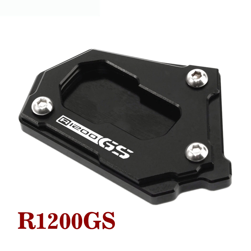 Para bmw r1250gs r1200gs r1250 gs aventura r1200 gs gsa gs1250 hp motocicleta kickstand suporte lateral ampliador almofada r 1250 1200 gs: Verde exército