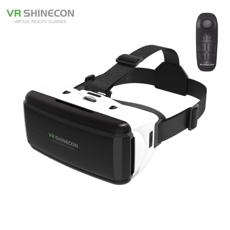 Original VR Virtual Reality 3D Glasses Box Stereo VR Google Cardboard Headset Helmet for IOS Android Smartphone Bluetooth Rocker: G06 with B03