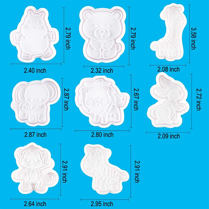 4 Teile/satz Ebene Kunststoff Keks Schimmel DIY Küche Kuchen Dekorieren Werkzeuge Cookie Cutter Stempel Fondant Embosser Sterben