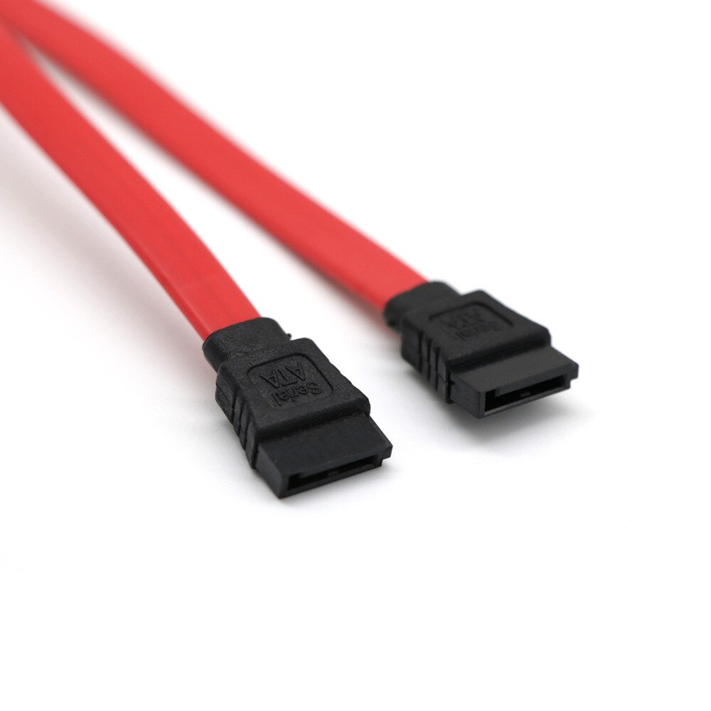 Computer Accessories SATA Cable 45cm Serial ATA SATA 2 Cable Lead Hard Drive Data Red SATA Cable For PC