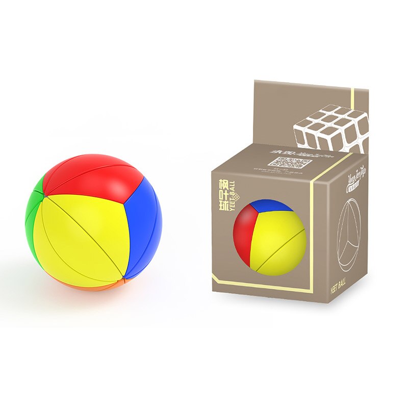 Kinder 3D Magie Cube Spielzeug Lernen Pädagogisches Runde Form Multi-farbe Geschwindigkeit Yeet Ball Cube ABS Anti Stress Spiel puzzle Cube
