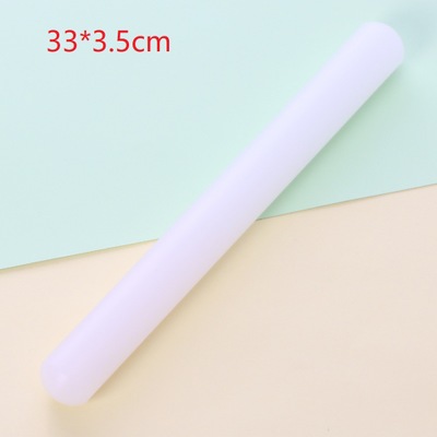 23cm 30cm 33cm 50cm Plastic Dough Roller Handmade Pin Sugar Cake Dough Roller Stick DIY Bakeware Rolling Pin Pastry Baking Tool: 33cm