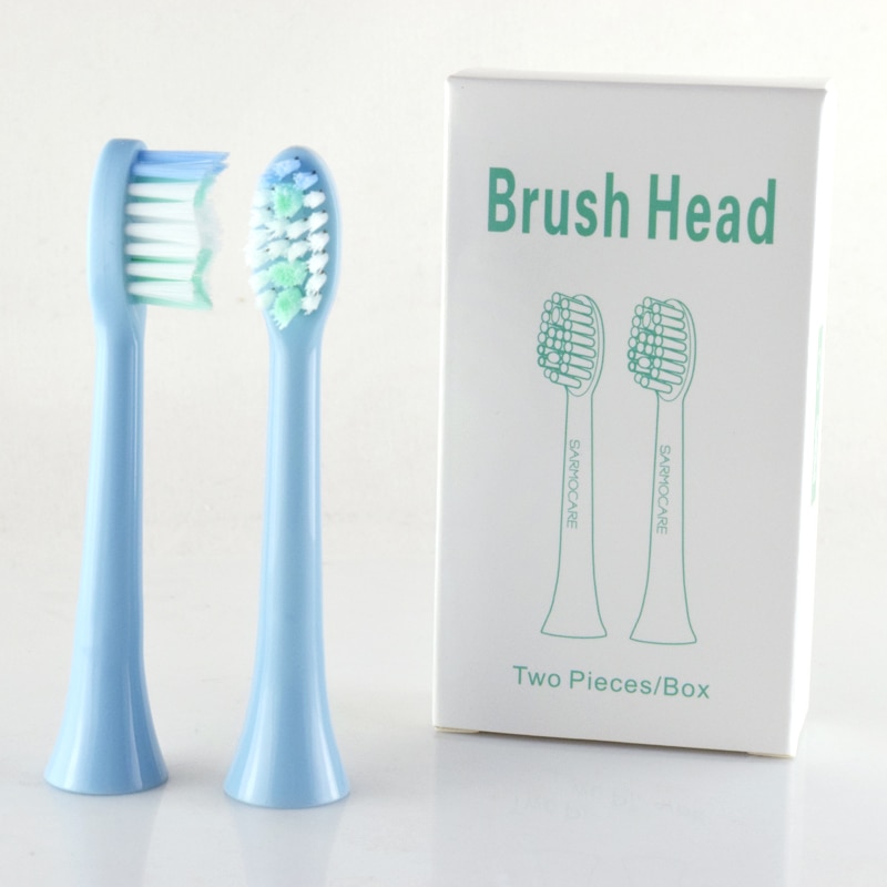 Sarmocare 10 pcs/lot S100 and S200 Electric Tooth Brush Head Replacement for Ultrasonic Sonic Electric Toothbrush heads