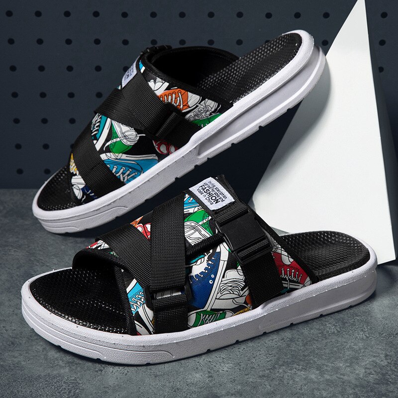 Men Summer Shoes Plus Size 36-45 Slippers Couple Slippers Flip-flops Comfortable Footwear Casual Shoes Sapatos Masculino
