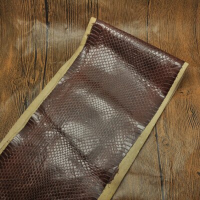 Diy Natuurlijke Slangenhuid Leer Stof Met Zeldzame Huid 100-110x10cm: 3-95x13cm