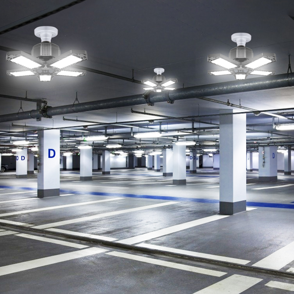 Plafonnier LED industriel pliable et déformable, éclairage d&#39;intérieur, luminaire de plafond, idéal pour un Garage ou un atelier