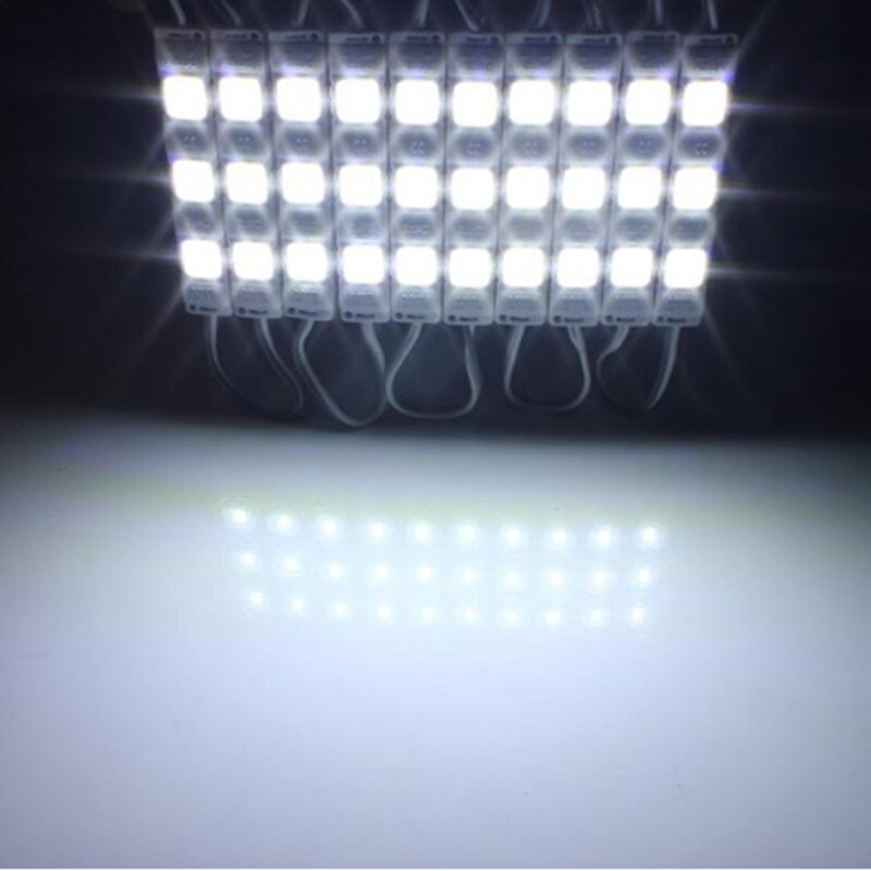 30LEDs SMD 5630LED Module Light Injection Decorative Waterproof Strip Light 12V Super Bright Advertising LED Module Lamp: White