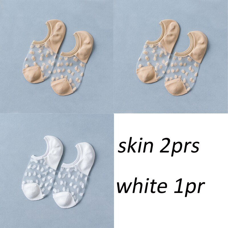 3 para/zestaw Lot moda Dot skarpetki dla dziewczynek kobiet skarpetki do chodzenia po domu Mix letnie kolory gładkie uczucie skarpetki podłogowe kolor oddychający Sox: set 11