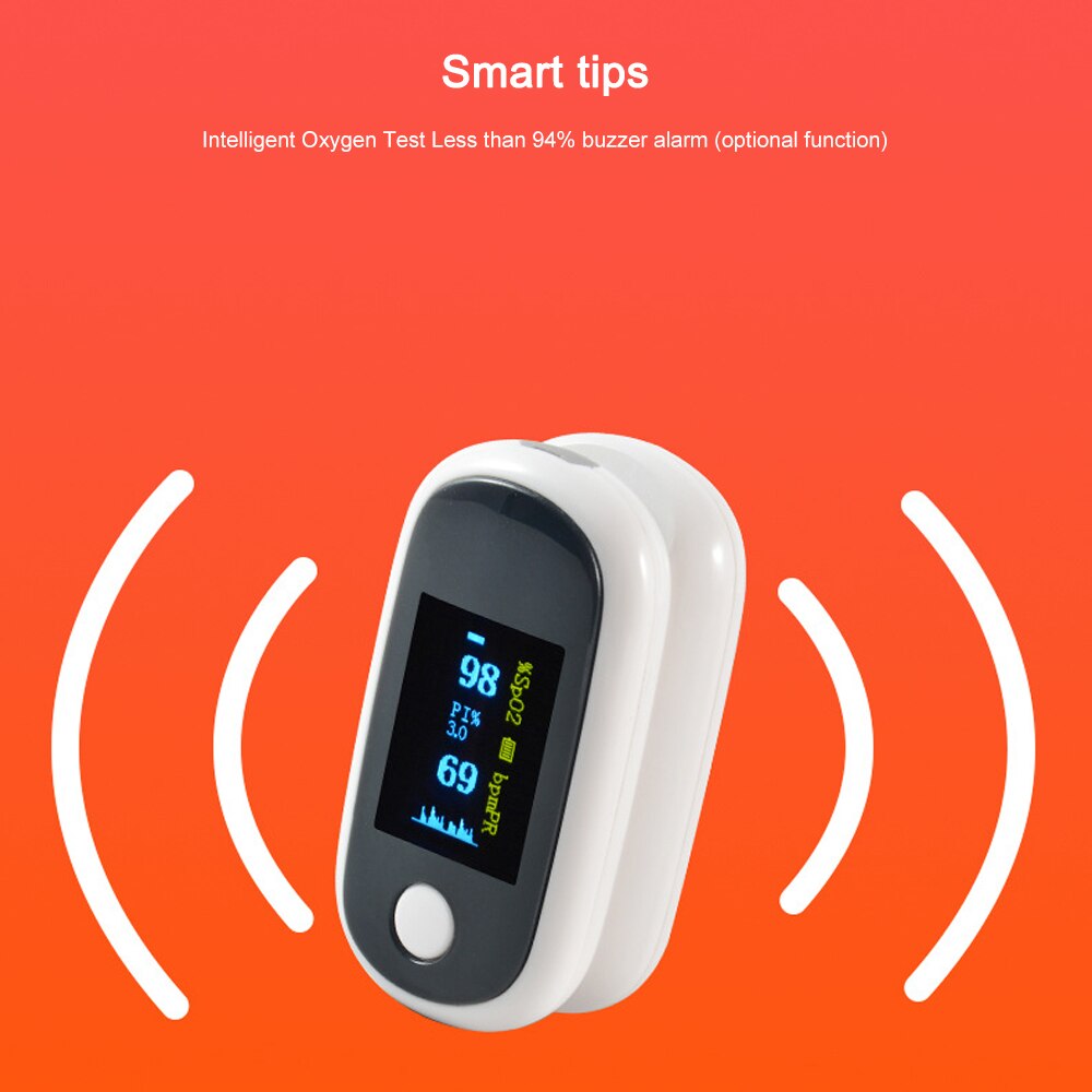 USB Charging OLED Display Finger Clip Pulse Oximeter PI Sleep Monitoring Finger Pulse Child Oximetro Home Heart Rate Meter