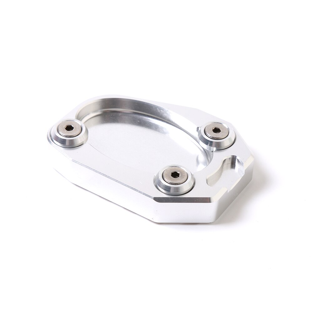 Motorfiets standaard voet zijstandaard pad ondersteuning plaat afdekking voor kawasaki  z1000: Zilver