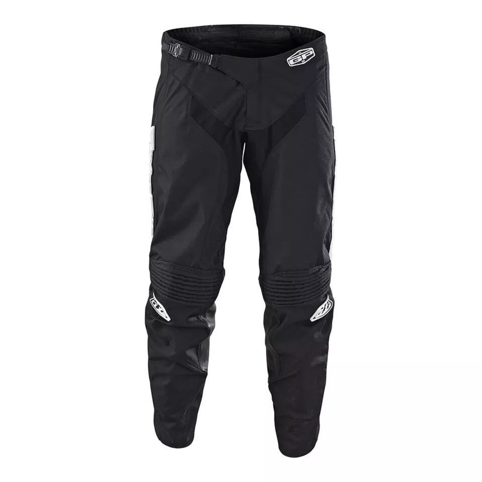 Herre motorcykel ridebukser på cykel udendørs sport downhill bukser med hoftepude mx bmx motocross dh mtb bukser: Sort / 34
