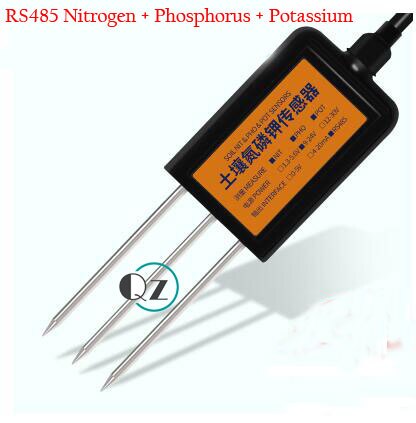 Soil temperature and humidity sensor PH conductivity nutrient soil sensor soil NPK sensor nitrogen phosphorus potassium detector