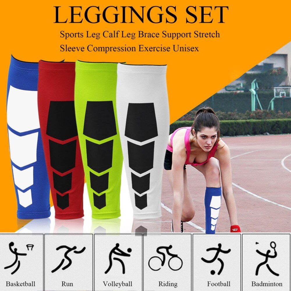 Men Sports Leg Calf Leg Brace Support Stretch Sleeve Compression Exercise Women Ease Cramping Fit Comfortably Calf Muscle