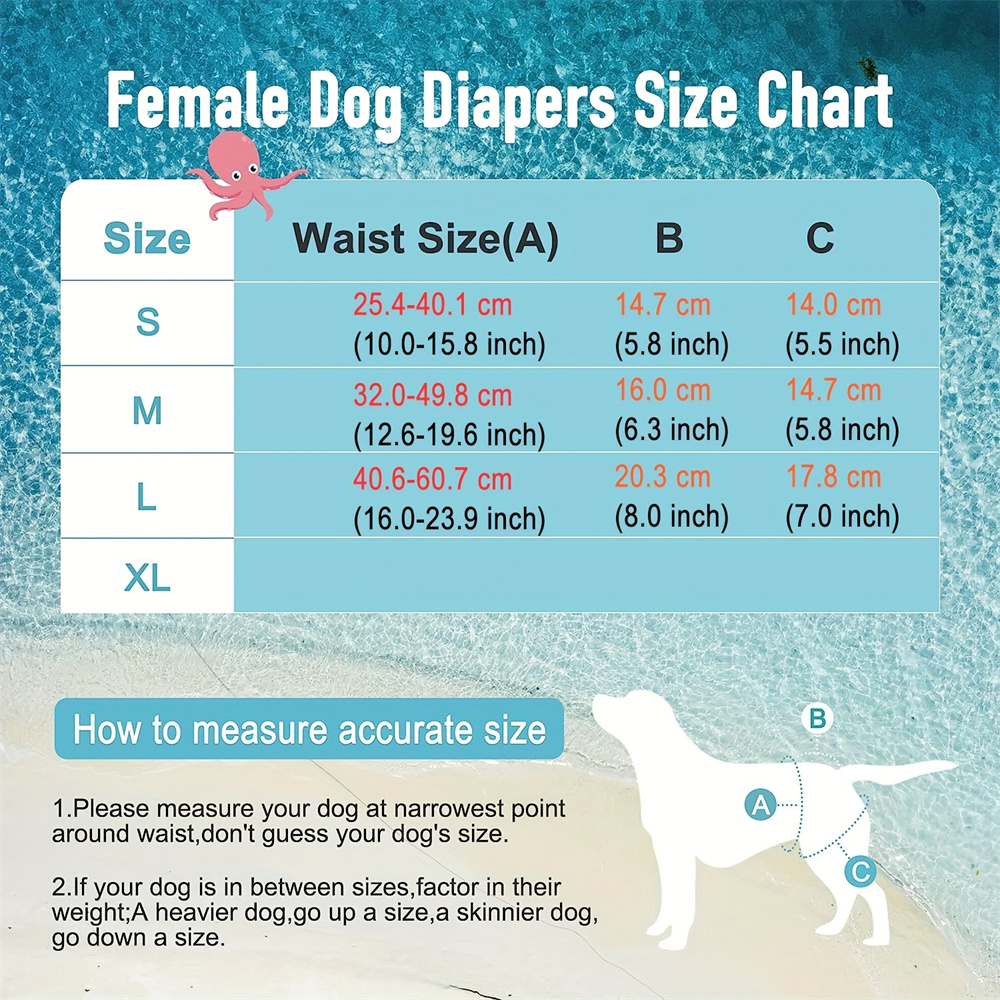 1pc pet feminino cão fralda lavável reutilizável shorts sanitários calcinha bonito cão roupa interior fraldas para cães de raça pequena xixi pant