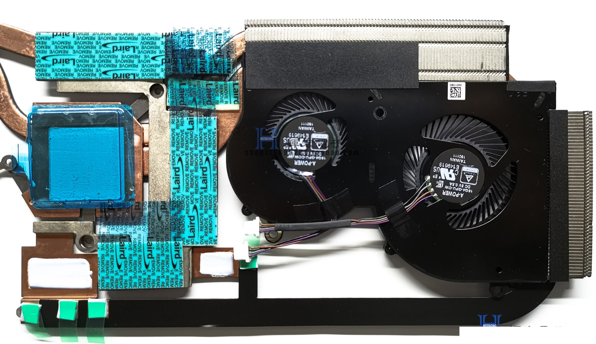 CPU GPU Cooler Fan/Heatsink For MSI GS65 MS-16Q4 P65 RTX20 RTX2060 RTX2070 RTX2080 5V 0.5A Radiator