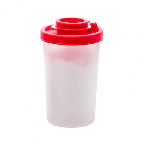 Kitchen Transparent Seasoning Jar Kitchen Spice Rack Condiment Bottle Double Lid Seasoning Box Whole Grain Storage Box: L