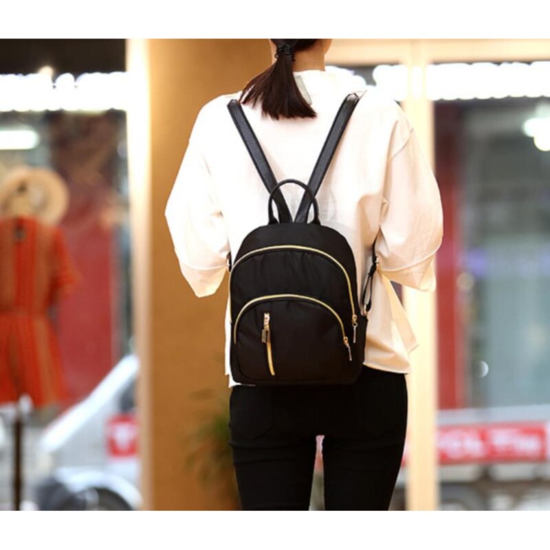 Mochilas escolares impermeables de para mujer, morral informal Oxford para chicas adolescentes, de viaje, a la ,