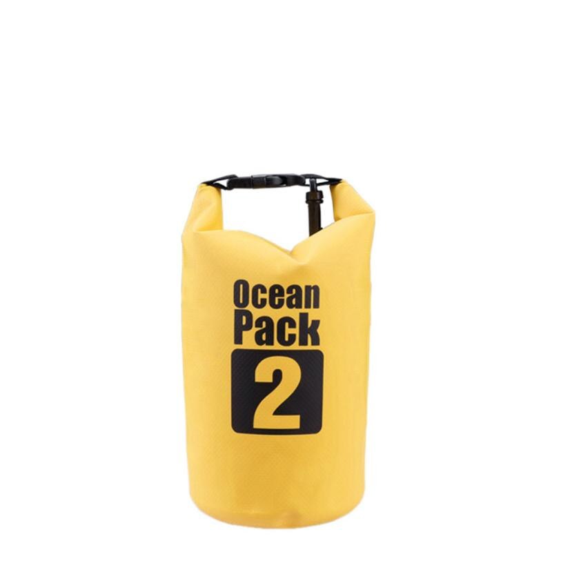 2L Outdoor Waterproof Bags Swimming Camping Hiking Drifting Bag Swimming pool Accessories 6 colors: Yellow