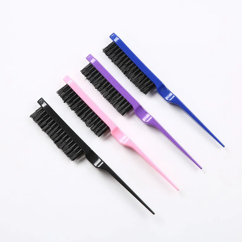 1Stck Professionelle Haar Pinsel Kamm Necken Zurück Kämmen Haar Pinsel schlank Linie Styling Werkzeuge Friseur Professionelle Werkzeuge