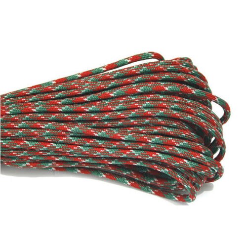 50ft 550lb paracord koord parachute lanyard 7 kern streng touw 4mm dia voor kamperen wandelen buiten thuis 15.2m camouflage kleuren