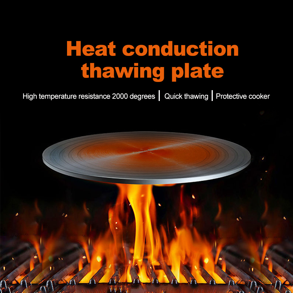 Round Defrosting Kitchen Gadget Physical Fast Thawing Plate Melting Ice Uniform Heating Tool Frozen Meat Gas Stove Energy-Saving