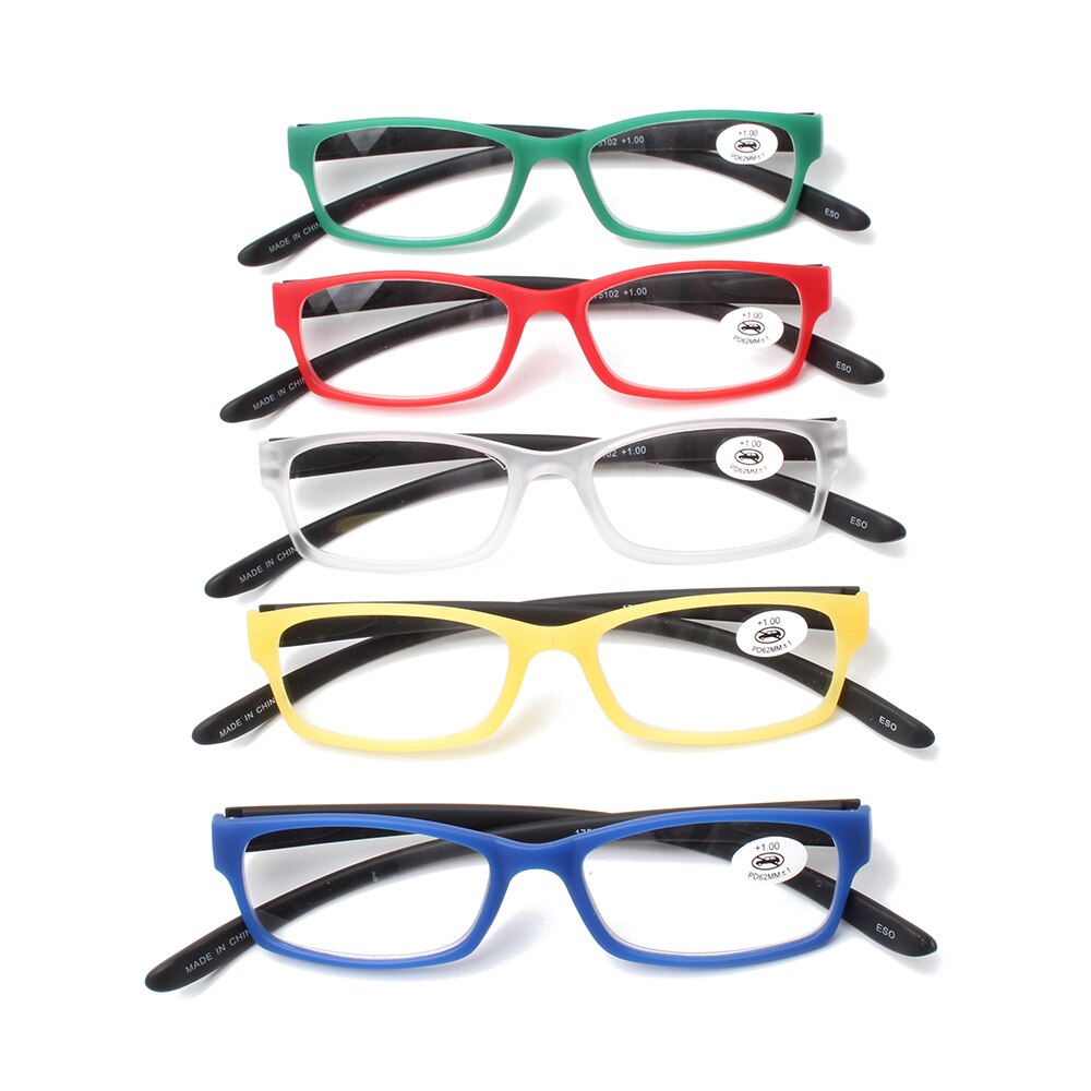 OUTMIX Lesbriller - Antirefleks HMC - CR-39 Glass 53mm - Unisex med lange stenger