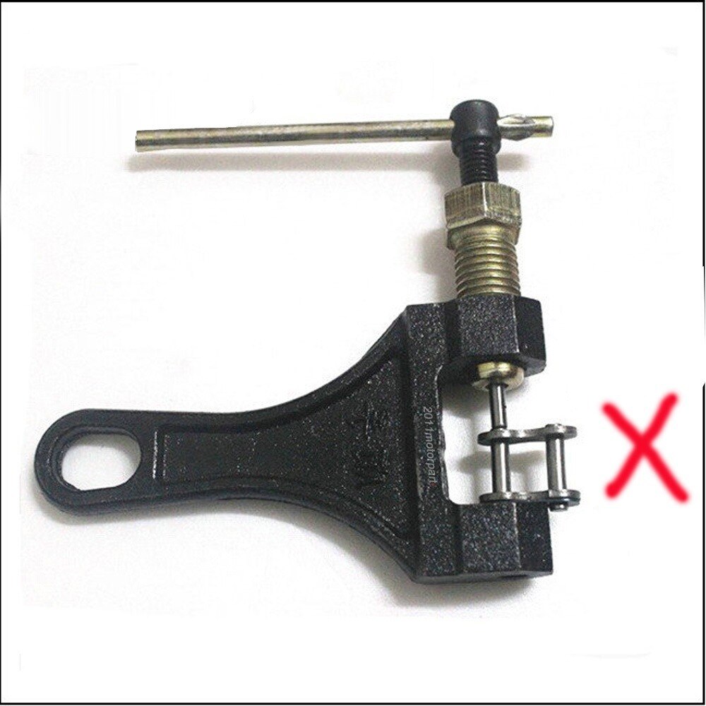 1pcs Motorcycle Chain Link Remove Hard Disk Breaker Separator Dirt Tool Bike 420-530 Chain Breaker bicycle