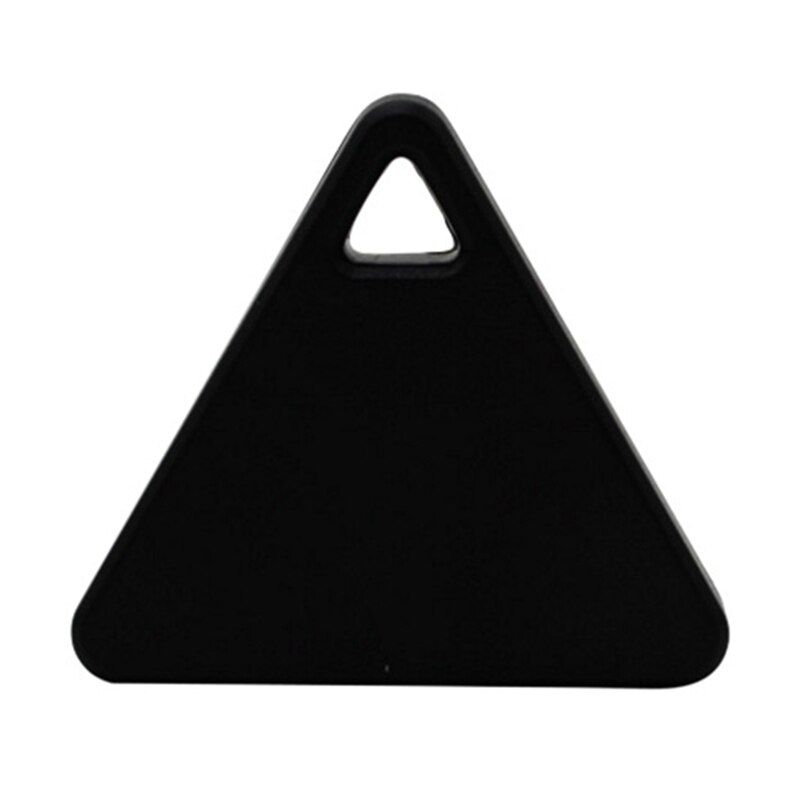 triángulo Pet Bluetooth dispositivo antipérdida teléfono móvil Bluetooth seguimiento de objetos buscador de llaves Anti-Pérdida alarma bidireccional: Black