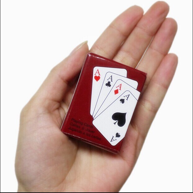 Poker Goede Q Grappige Mini Kleine Speelkaarten Mooie Kleine Speelkaarten Reizen Kleine Poker