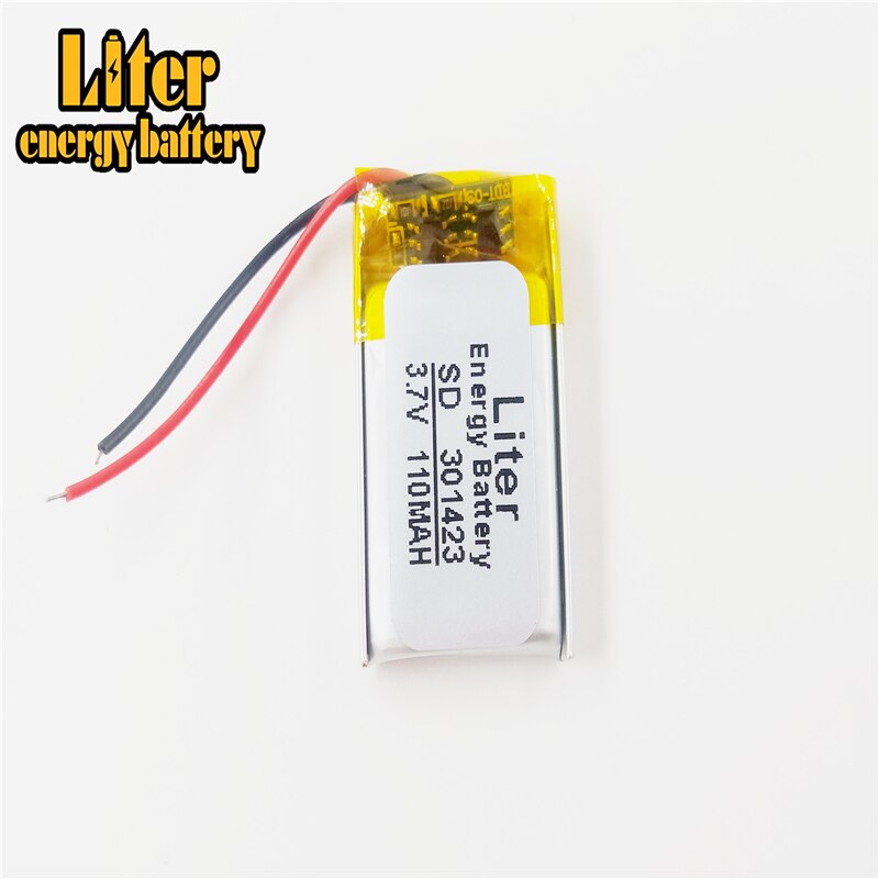 Batteria Ricaricabile Li-Po Polimero 3,7 V 110mAh 401030 Per Mp3 - Foto 9