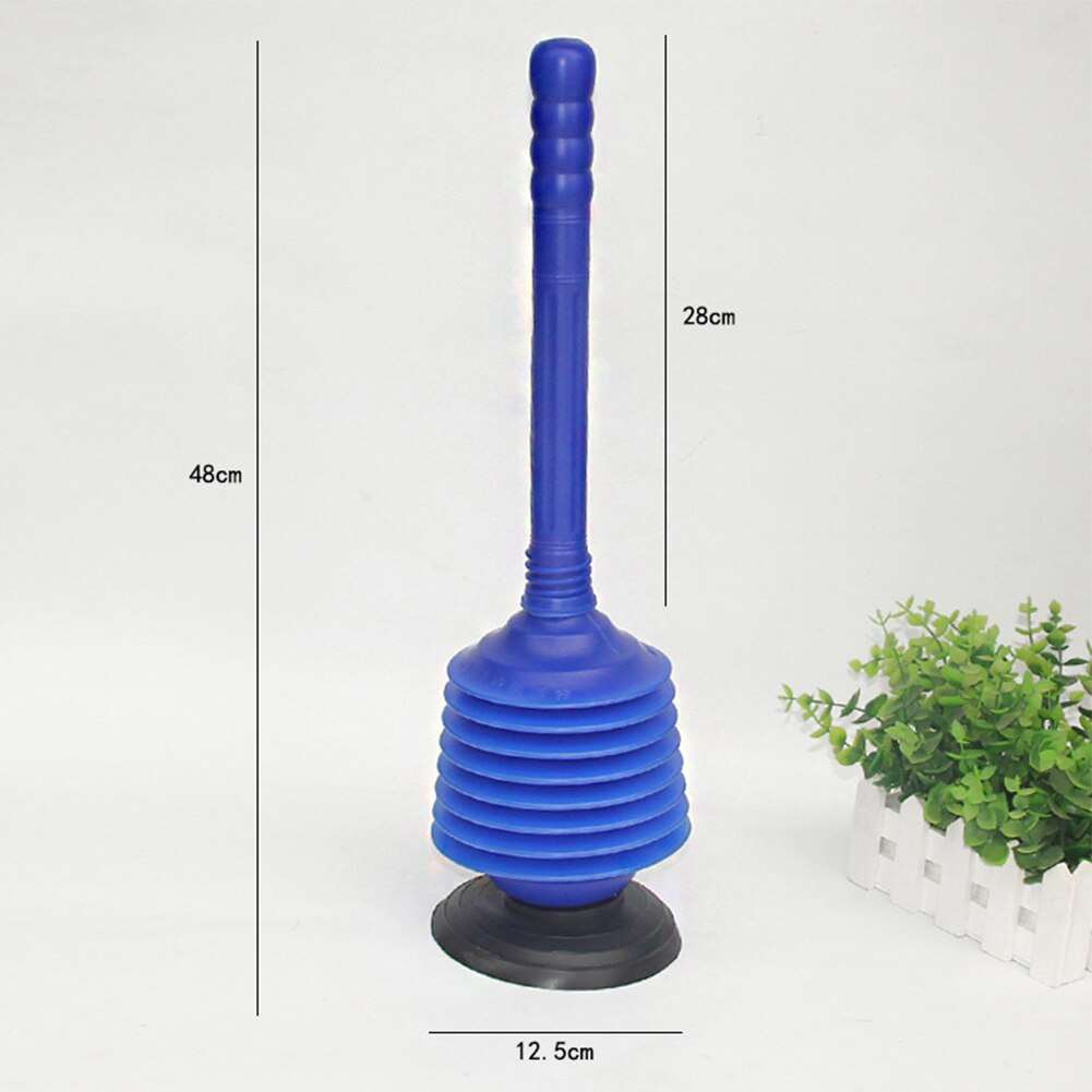 Multifunctional Bathroom Concertina Floor Drain Toilet Plunger Sink Cleaner Unblock Blue Sucker Rubber Shower Pipe Durable