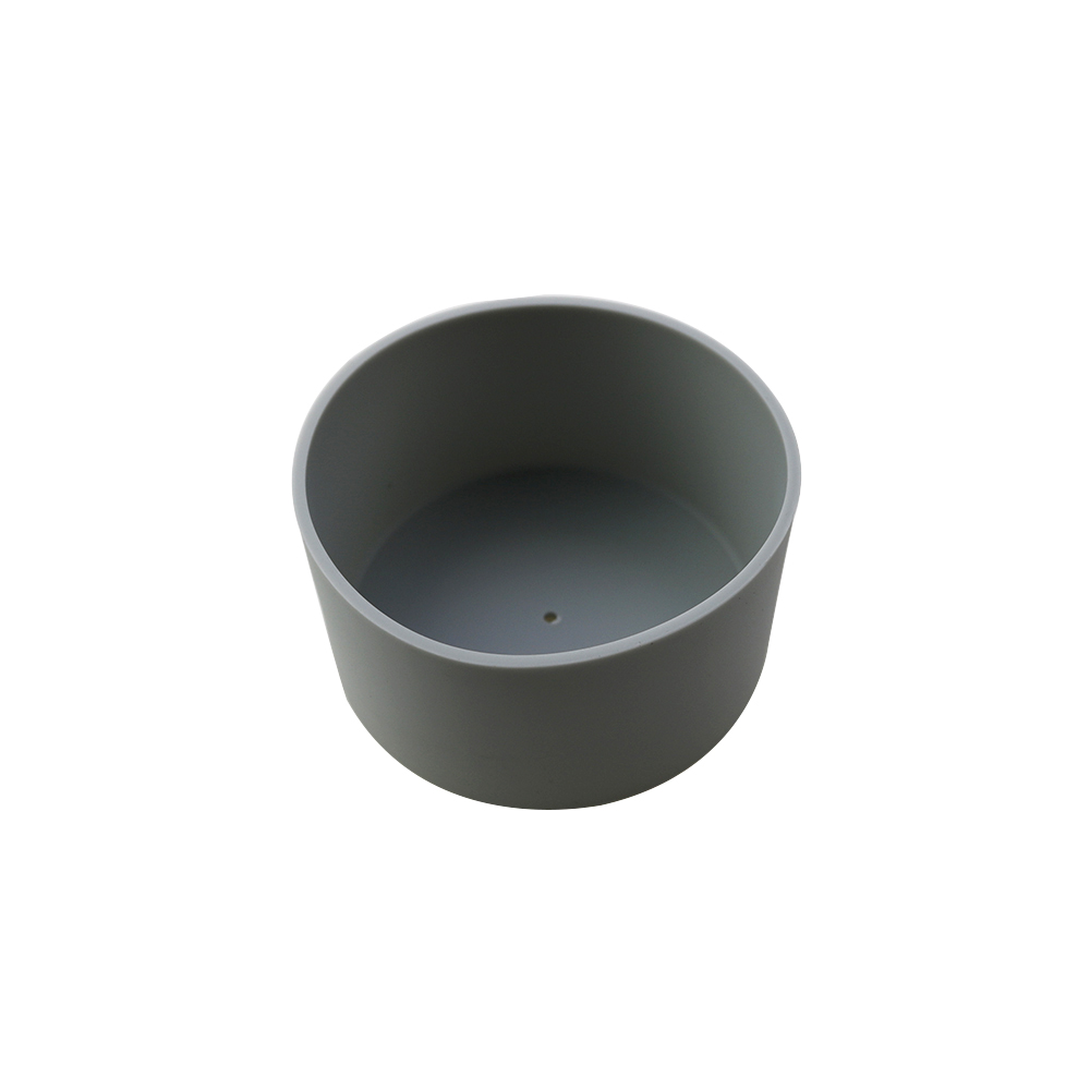 5.5cm Water Cup Mat Silicone Thermos Coasters 55mm Cup Bottom Ring Wear Resistant Shatter Resistant Bottom Cover Coaster: black