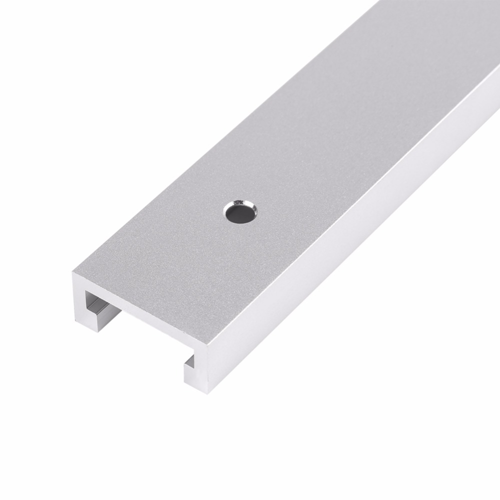 T-Track T-Slot Aluminum Alloy Track for Woodworking Workbench Machines 400mm Length