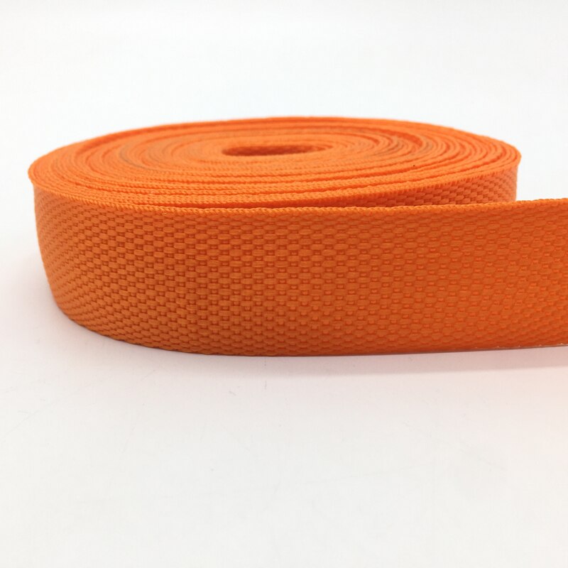 10 Yards 30Mm Canvas Lint Heuptas Singels Nylon Lint Knapzak Strapping Naaien Tas Riem Accessoires: Orange