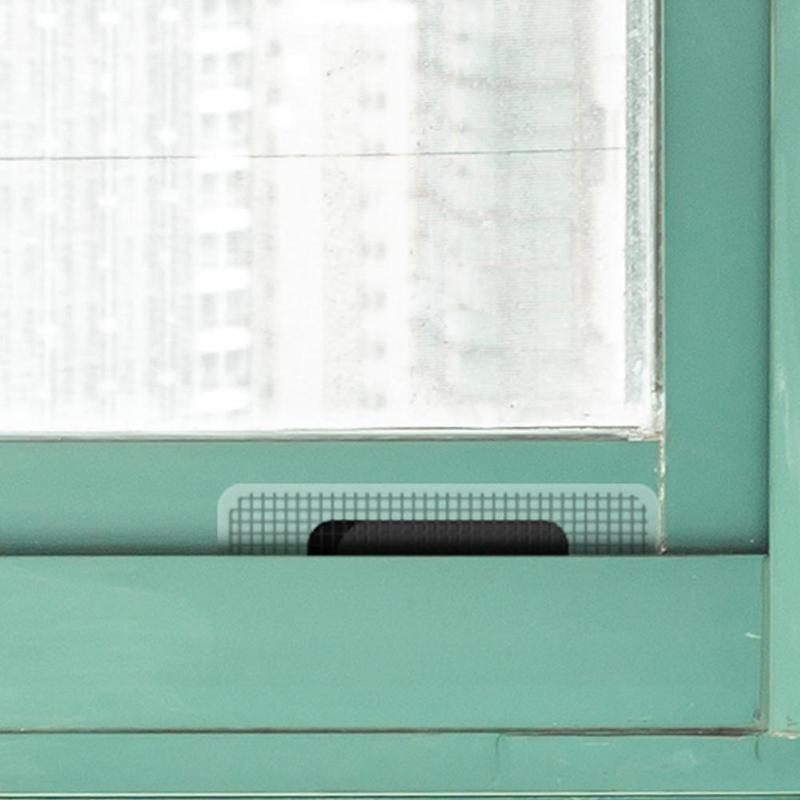 5PCS Window Screen Hole Running Water Stickers Window Weephole Cover Screen Patch Drain Dry Anti-mosquito Net Insert Bug Mesh