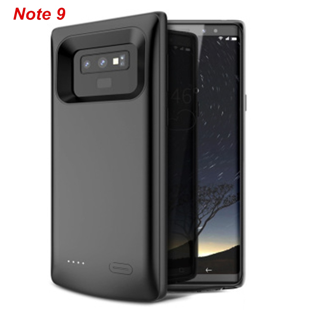 Battery Case For Samsung Galaxy S6 S9 S8 Plus Soft TPU Charging Phone Power Cover For Samsung Note 8 Note 9 10 Pro Battery Case