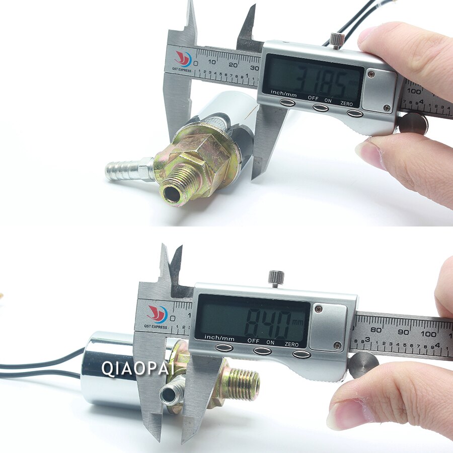 Vanne électrovanne universelle 12V/24V 1/4 pouces | Camion de voiture, trompette du klaxon d'air Chrome électrovanne électrique, pièces cornes Claxon