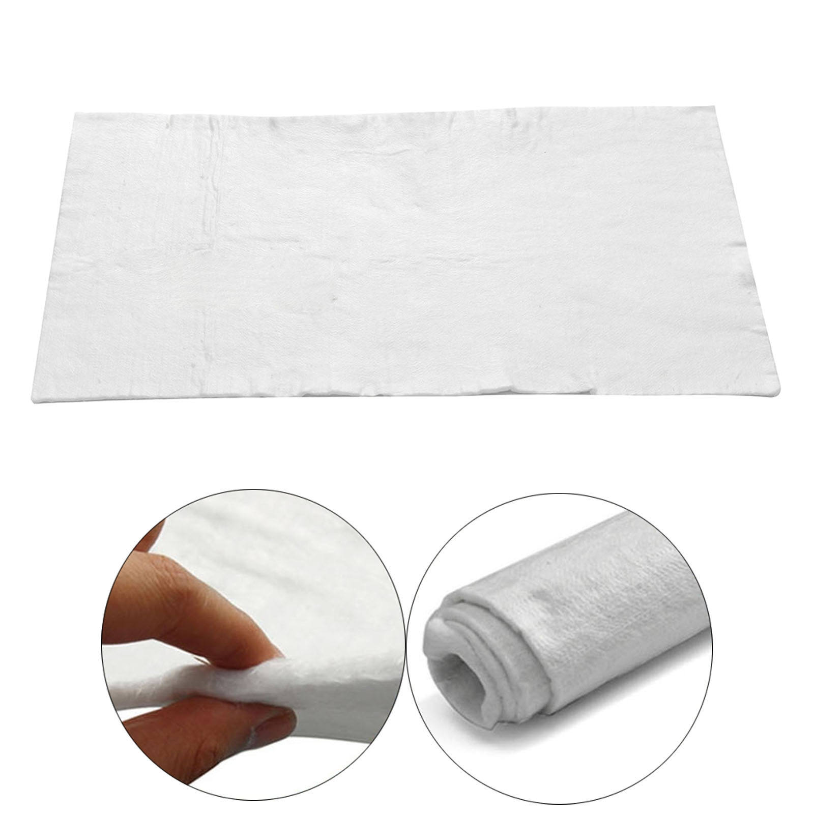 100cmx50cm 5mm Motorcycle Exhaust Insulation Cotton Exhaust Silencer Wadding Sheet Insulation Cotton Blanket
