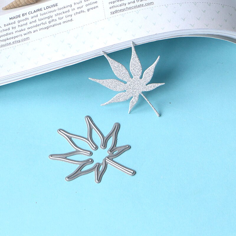 030154 Japanese maple leaves stencil metal Cutting dies for DIY papercraft project Scrapbook Paper Album greeting cards